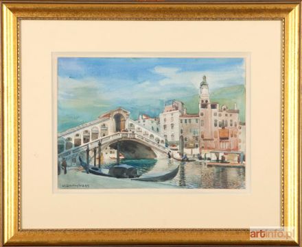 SKOCZYLAS Władysław | Ponte Rialto w Wenecji, 1909 r.