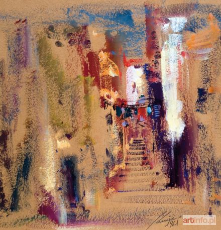 Malarz nieznany XX w. | STAROMIEJSKIE SCHODKI, 1961
