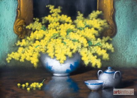 SZCZERBIŃSKI Marian | MARTWA NATURA Z MIMOZAMI, 1924
