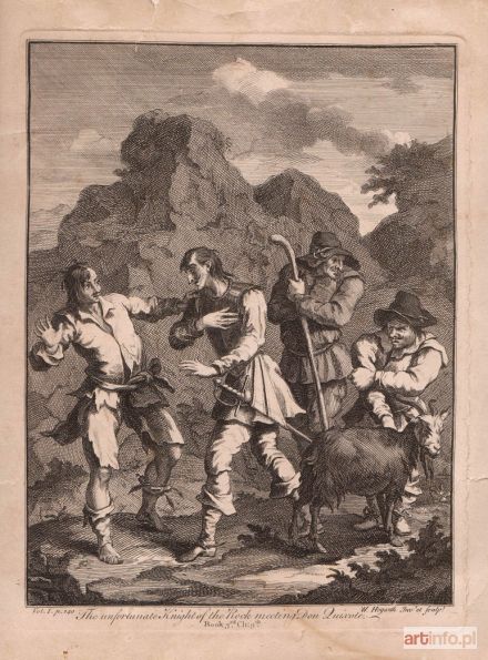 HOGARTH William | Ilustracja do Don Kichota Cervantes`a, ok. 1726 r.,