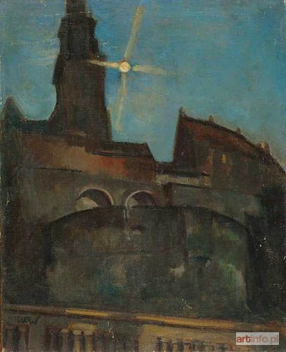 WEISS Wojciech | WIDOK NA WAWEL z PRACOWNI ARTYSTY, 1915-20