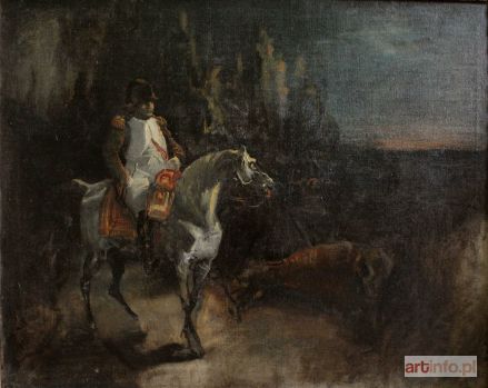 ARTYSTA nieokreślony, XIX w. | Napoleon na koniu