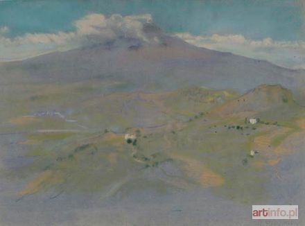 STABROWSKI Kazimierz | WIDOK NA PICO DE TEIDE, 1913