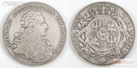 OFICJALNA REPLIKA TALARA STANISŁAWA AUGUSTA z 1766 r., Mennica Państwowa, 1994