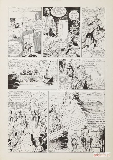 SZYSZKO Marek | Tajemnica Kipu, plansza komiksowa nr 15, 1978 r.