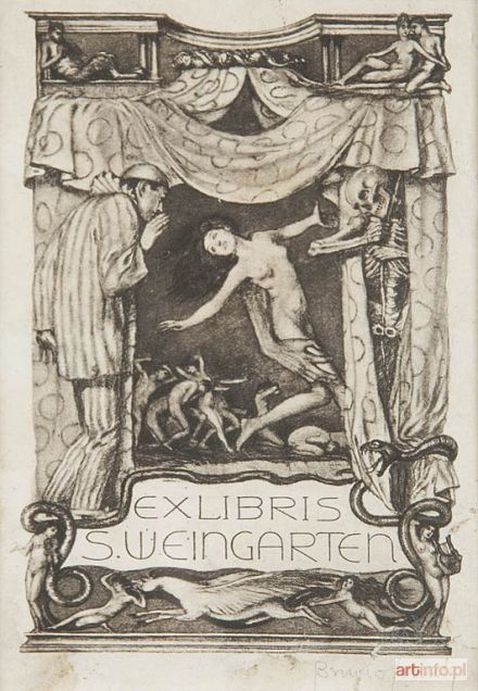 SCHULZ Bruno | Exlibris Stanisława Weingartena, 1919 r.