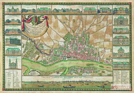 RIZZI-ZANNONI Giovanni Antonio | Plan Warszawy, 1772