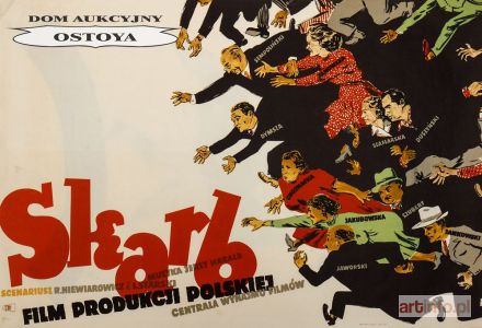 ZAKRZEWSKI Włodzimierz | Plakat do filmu SKARB, 1952