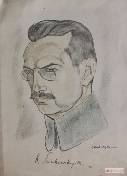 GOTTLIEB Leopold | Portret Kazimierza Sosnkowskiego (z teki Legiony Polskie, 1916-36)