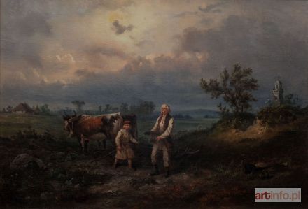 KOSTRZEWSKI Franciszek | Przed burzą (1860)