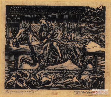 ŻURAWSKI Władysław | Na fornalskiej szkapie, 1936
