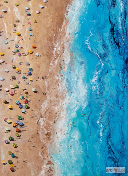 KRUSZYŃSKA-MIKULSKA Patrycja | Plaża w Saint-Tropez, 2018 r.