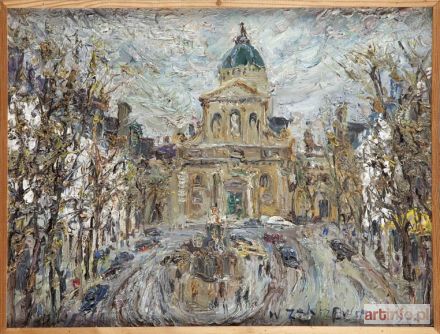 ZAKRZEWSKI Włodzimierz | Paryż - Place de la Sorbonne, 1972 r.