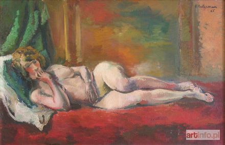 BOBERMANN Vladimir | Nu sur le sofa (1925)