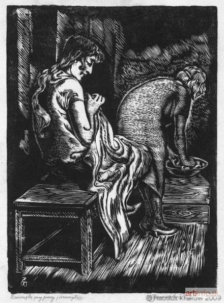 ŻURAWSKI Władysław | Dziewczęta przy pracy, 1934