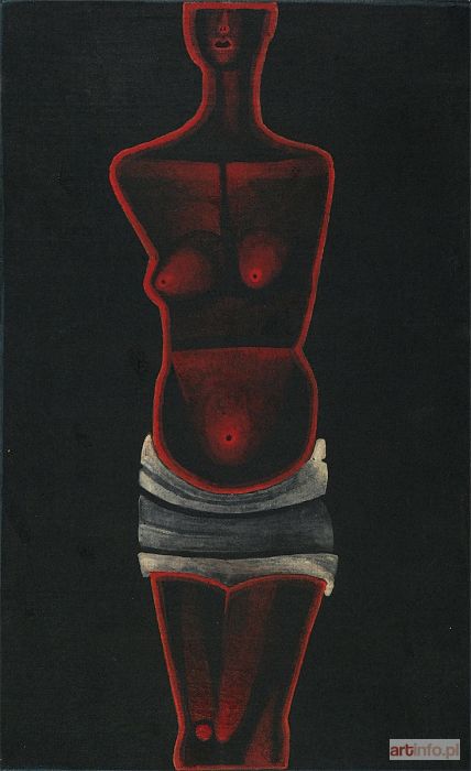 NOWOSIELSKI Jerzy | Akt czarny, 1971