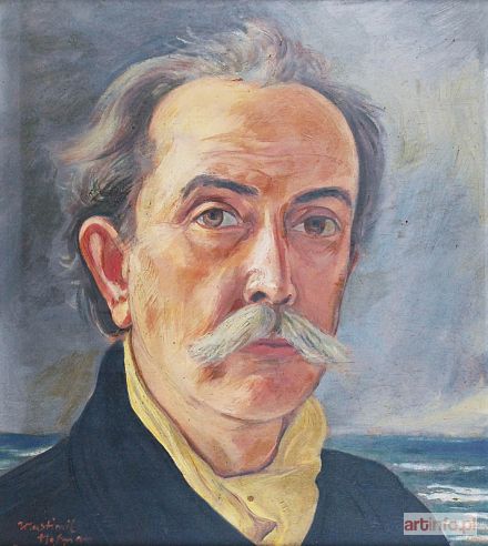 HOFMAN Wlastimil | Autoportret na tle morza, 1942