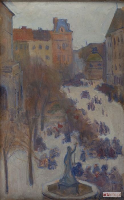 LESZCZYŃSKI Bolesław | Rynek Lwowa, 1915 r.