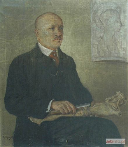 OLPIŃSKI Jan Kazimierz | Portret Franciszka Stycznia - rzeźbiarza