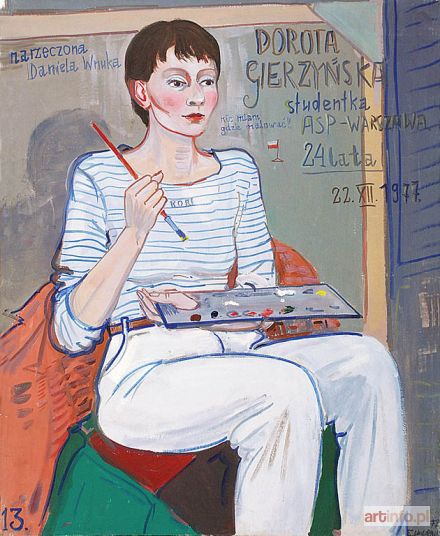 DWURNIK Edward | Portret Doroty Gierzyńskiej, 1977