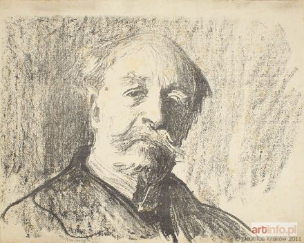 WYCZÓŁKOWSKI Leon | Portret Juliusza Kossaka, ok 1903