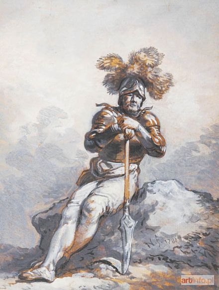 NORBLIN de la GOURDAINE Jan Piotr | Odpoczywający żołnierz, 1780