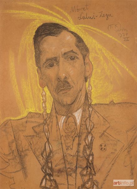 WITKACY - WITKIEWICZ Stanisław Ignacy | Portret Antoniego Krahelskiego, 1934