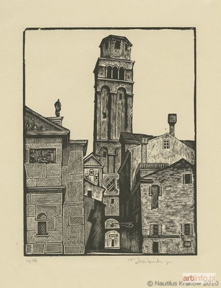 CIEŚLEWSKI Tadeusz  (syn) | Campo San Maurizio w Wenecji, 1934