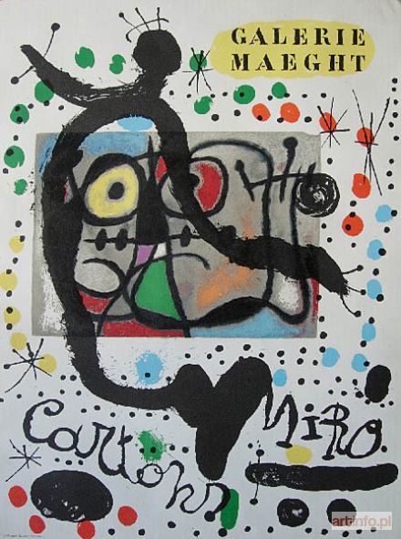 MIRÓ Joan | Plakat do wystawy Cartons J. Miro w Galerie Maeght (1965)