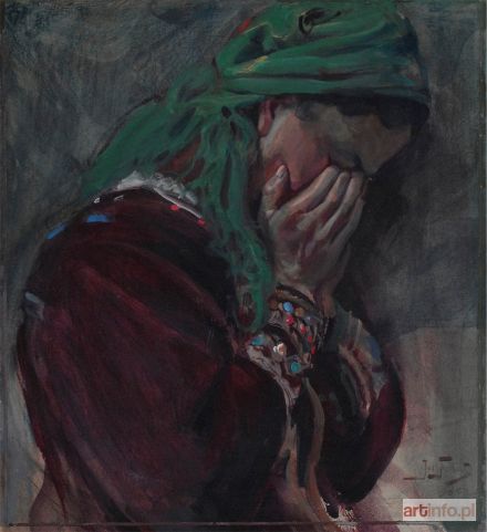 FAŁAT Julian | Modląca się kobieta, 1905