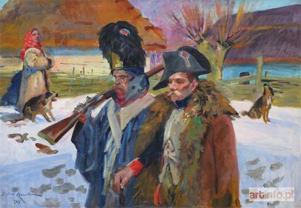 KOSSAK Wojciech | Dwaj grenadierzy, 1912