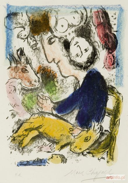 CHAGALL Marc | ARTYSTA Z KOZź, 1984