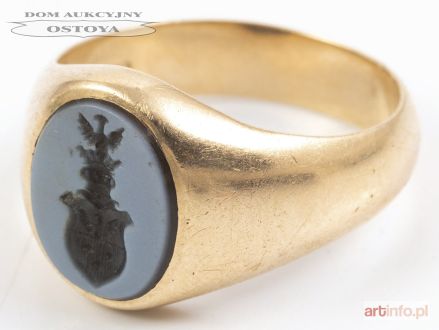 SYGNET Z HERBEM SULIMA, Polska, Warszawa, 1920 – 1931