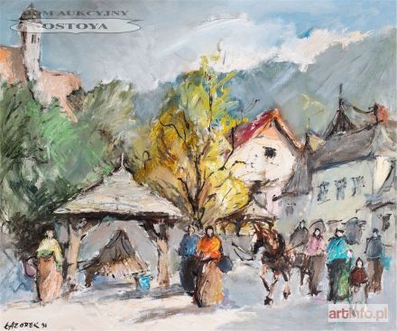 ŁAZOREK Stanisław Jan | RYNEK W KAZIMIERZU DOLNYM NAD WISŁĄ, 1996