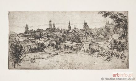 PIENIĄŻEK Józef | Lwów. Panorama miasta, 1946