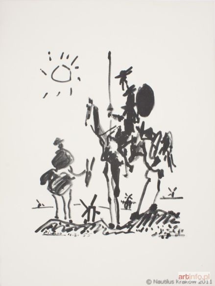 PICASSO Pablo | Don Quixote [Don Kichote i Sancho Pansa]