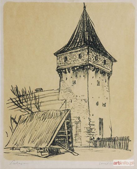 KONDEK Wacław | Sulejów - klasztor cystersów, 1961