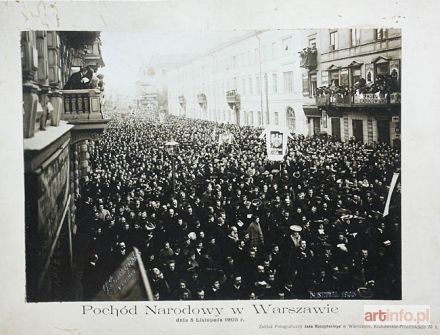 RACZYŃSKI Jan | Pochód Narodowy w Warszawie dnia 5 listopada 1905 r.