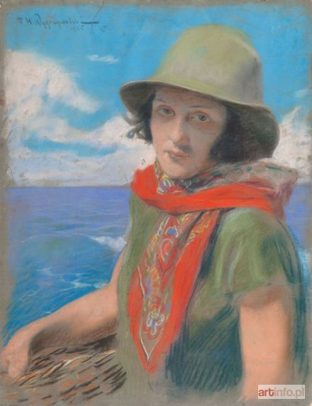 WYGRZYWALSKI Feliks Michał | PORTRET ŻONY ARTYSTY, 1925 R.