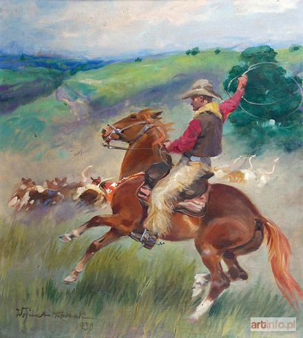 KOSSAK Jerzy | Cowboy