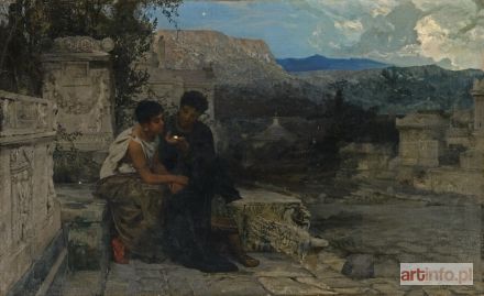 SIEMIRADZKI Henryk | NOC W POMPEI, ok. 1881