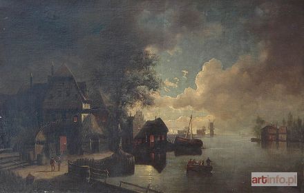 HIRSCH Hermann | Port o zmierzchu