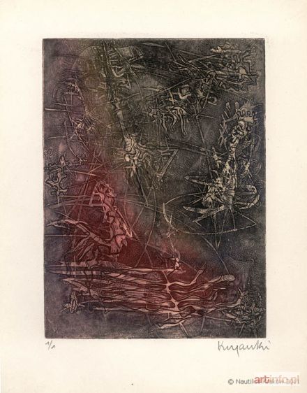 KUJAWSKI Jerzy | La Poutre Creuse IV [wariant], 1950