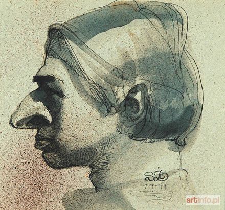 ŻECHOWSKI Stefan | Portret własny z profilu