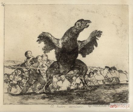 GOYA Y LUCIENTES Francisco | El Buitre Carnivoro, 1815-1820