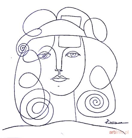 PICASSO Pablo | Głowa dziewczyny, po 1950