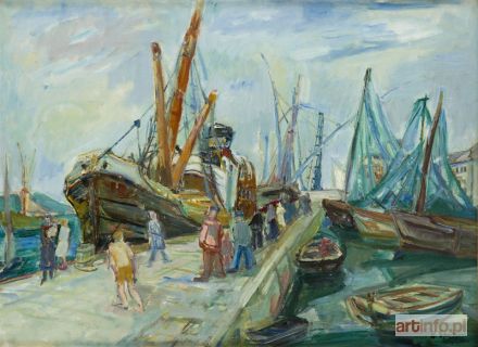 EPSTEIN Henryk (Chaim) | Port rybacki w Concarneau, 1931 r.