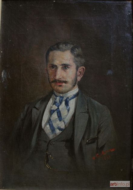 ŁUSKINA Włdzimierz | Portret mężczyzny (1891)