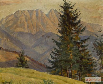 BISKE Karol | WIDOK NA GIEWONT, 1923