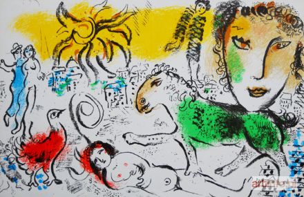 CHAGALL Marc | Kompozycja, 1973